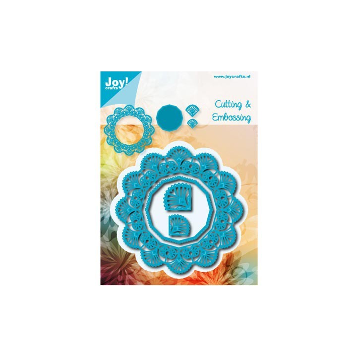 Cutting embossing Noor! - Flowercircle/Hexagon12