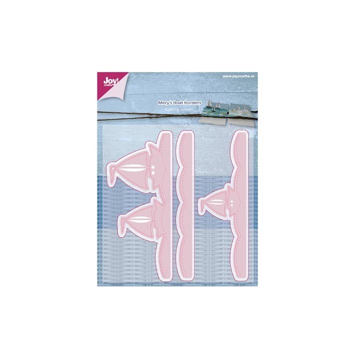 (6002/0761)Cutting stencil Mery's Boat border