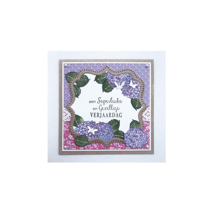 (CR1404)Craftables stencil Basic die: Classic square