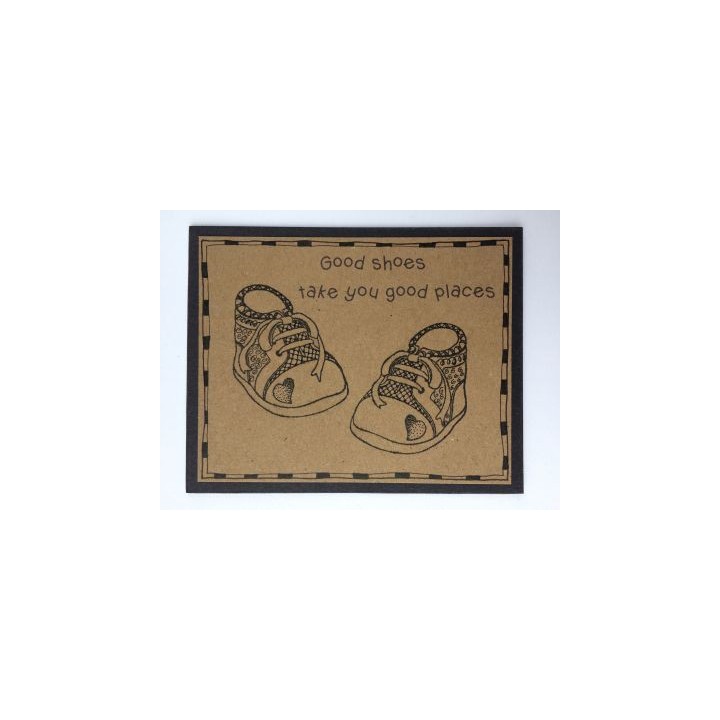 (55.3387)Doodle stamp Baby shoes