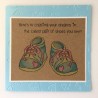 (55.3387)Doodle stamp Baby shoes