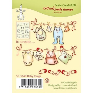 (55.3349)Clear stamp combi Baby Things