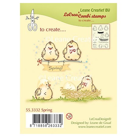 (55.3332)Clear stamp combi Spring