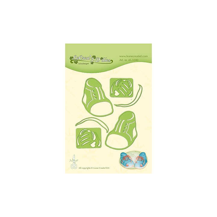 (45.3240)Lea'bilitie mal die Cutting/Emb. Baby Shoes