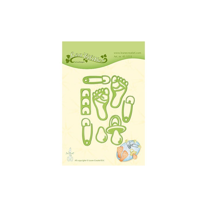 (45.3233)Lea'bilitie mal die Cutting/Emb. Baby Things