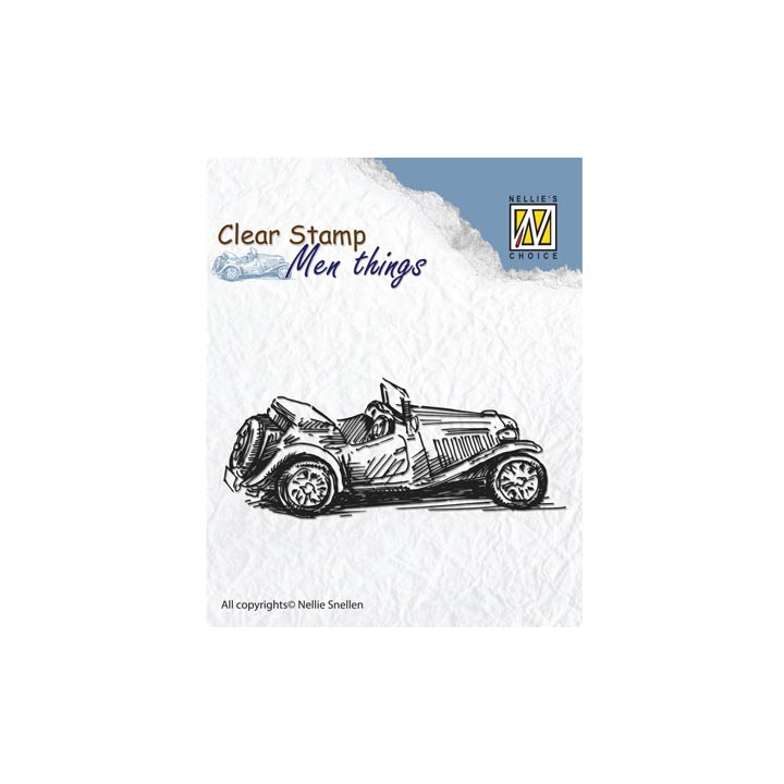 (CSMT005)Nellie's Choice Clear Stamp Old timer