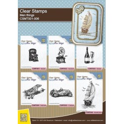 (CSMT005)Nellie's Choice Clear Stamp Old timer