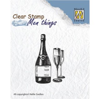 (CSMT003)Nellie's Choice Clear Stamp Wine