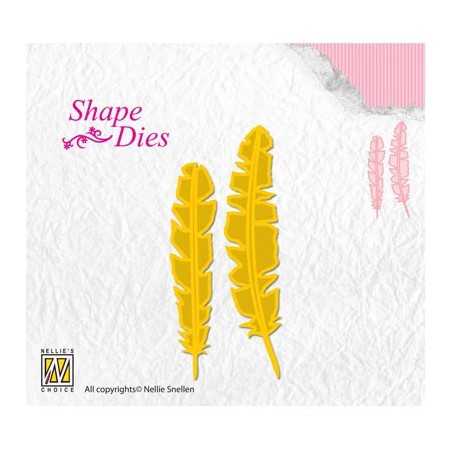 (SD124)Nellie's Shape Dies Feathers