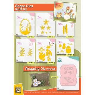 (SD127)Nellie's Shape Dies Text Leaves-2