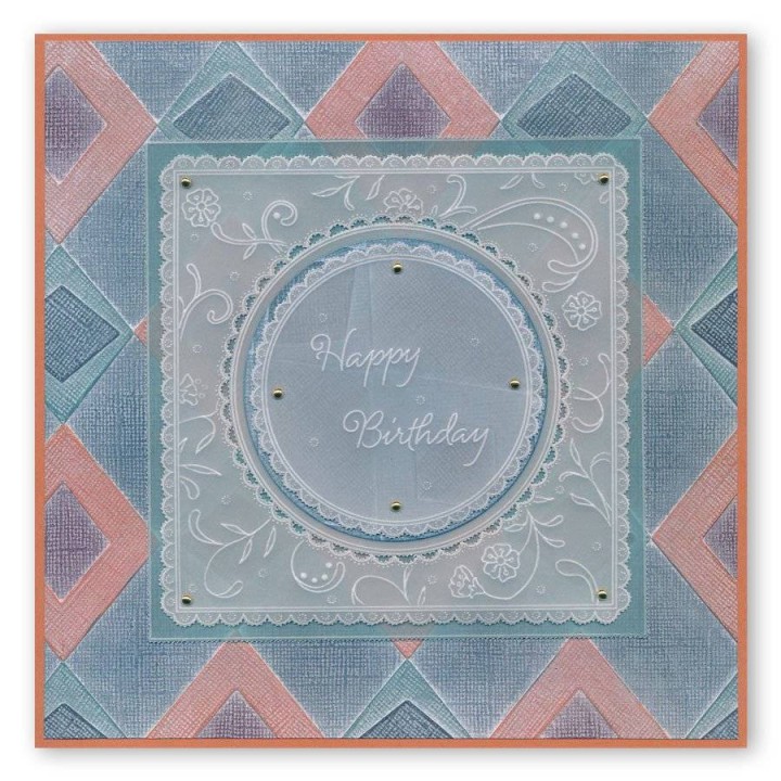 (GRO-PA-40557-03)Groovi Plate A5 Scallop Nested Squares