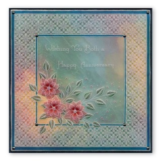 (GRO-FL-40553-15)Groovi Plate Tina's 3D Butterflies & Flowers