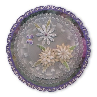 (GRO-FL-40554-15)Groovi Plate Nested Circles and Frilly Frames