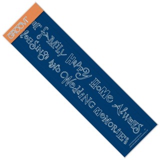 (GRO-WO-40563-09)Groovi Border Plate Family & Blessings Word Chains