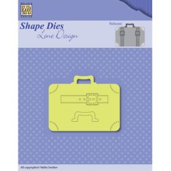 (SDL037)Nellie's Shape Dies Suitcase