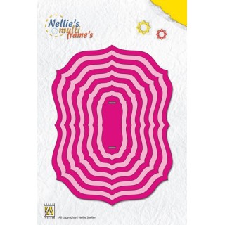 (MFD094)Nellie`s Choice Multi Frame Dies Frames oval
