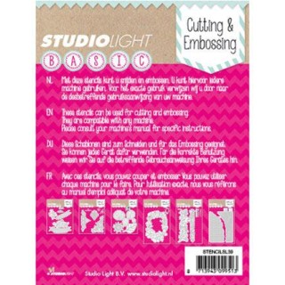 (STENCILSL39)Studio Light dies Basics nr.39