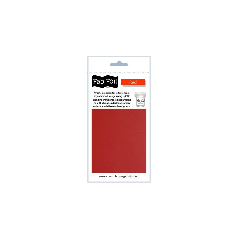 (W216-RE80)Fabulous Foil - Red