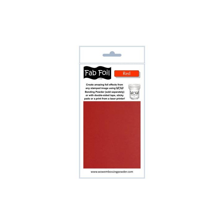 (W216-RE80)Fabulous Foil - Red