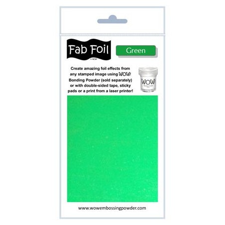 (W216-GR80)Fabulous Foil -  Green
