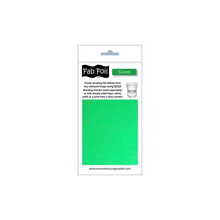 (W216-GR80)Fabulous Foil -  Green