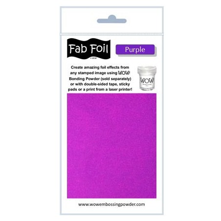 (W216-PRP90)Fabulous Foil -  Purple