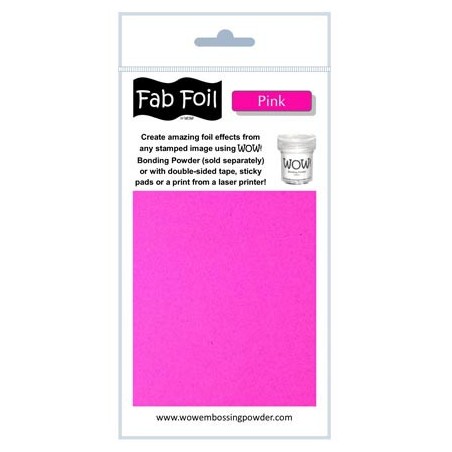 (W216-PK52)Fabulous Foil -  Pink