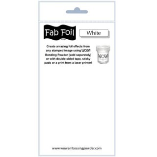 (W216-BW11)Fabulous Foil -  Snowy White