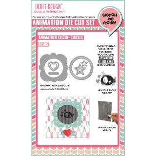 (DC105)Uchi's Design Animation Die-Cut Set Animation Slider Circles