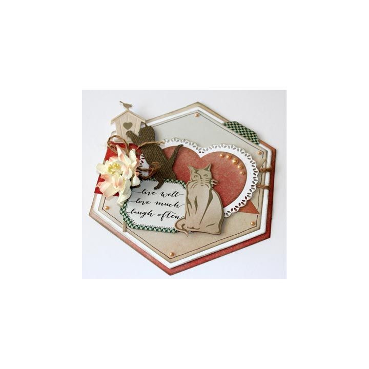 (6002/6207)Joycrafts dies cutting Birdhouse