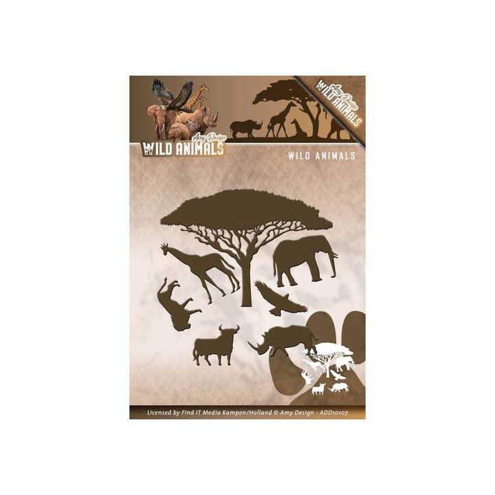 (ADD10107)Die - Amy Design - Wild Animals - Wild Animals