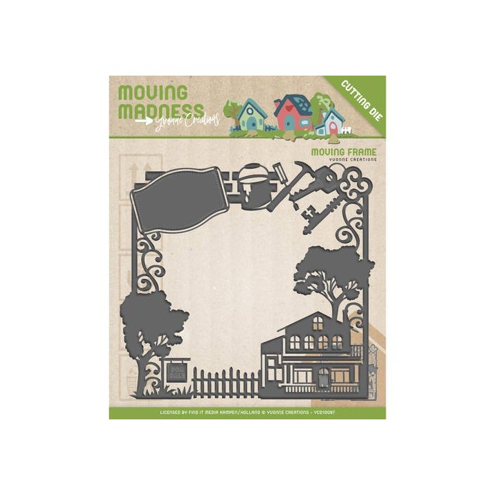 (YCD10097)Die - Yvonne Creations - Moving Madness - Moving Frame