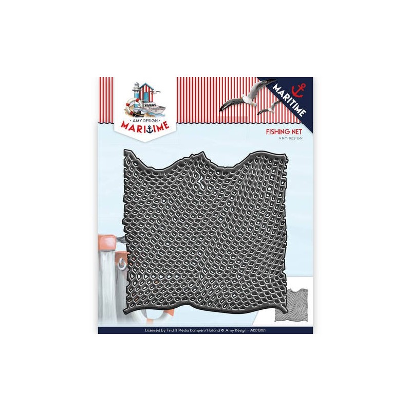 (ADD10101)Die - Amy Design - Maritime - Fishing Net