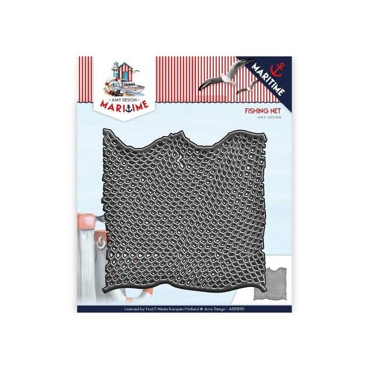 (ADD10101)Die - Amy Design - Maritime - Fishing Net
