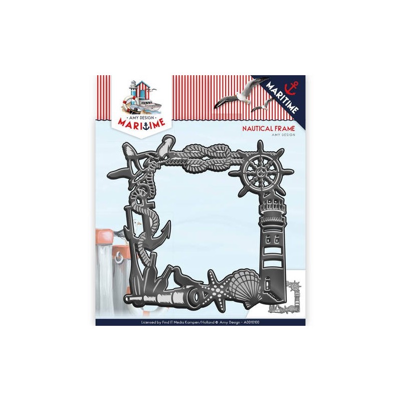 (ADD10100)Die - Amy Design - Maritime - Nautical Frame