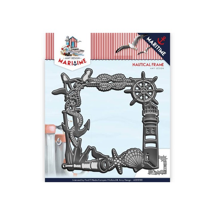 (ADD10100)Die - Amy Design - Maritime - Nautical Frame