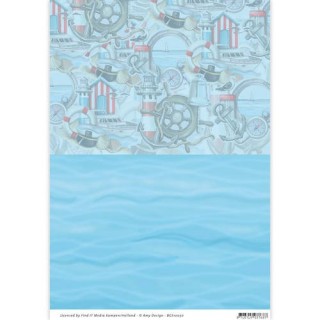 (BGS10030)Backgroundsheets - Amy Design - Maritime (10S)