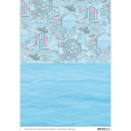 (BGS10030)Backgroundsheets - Amy Design - Maritime (10S)