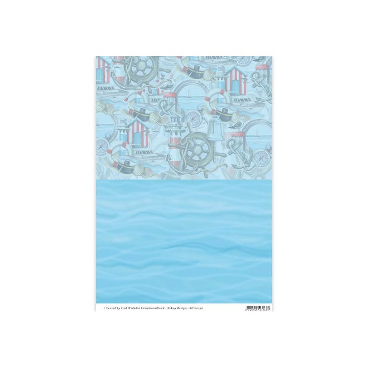 (BGS10030)Backgroundsheets - Amy Design - Maritime (10S)