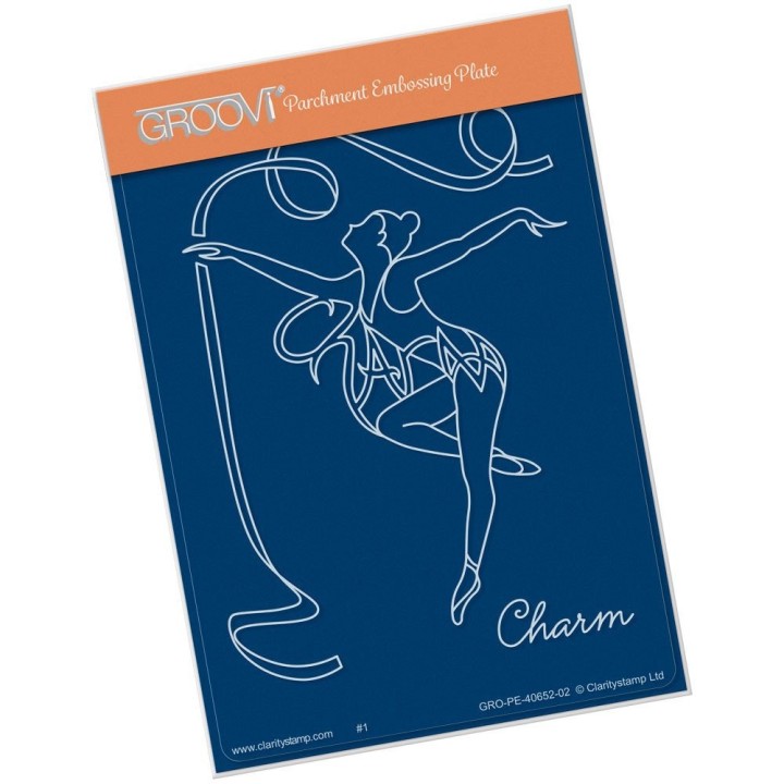 (GRO-PE-40652-02)Groovi® plate A6 CHARM DANCER