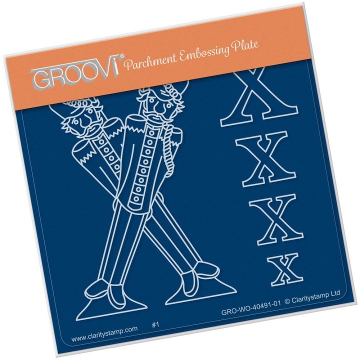 (GRO-WO-40491-01)Groovi® Baby plate A6 NURSERY RHYME 'X'