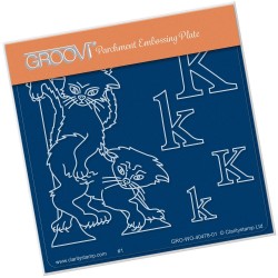(GRO-WO-40478-01)Groovi® Baby plate A6 NURSERY RHYME 'K'