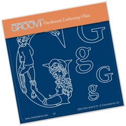 (GRO-WO-40474-01)Groovi® Baby plate A6 NURSERY RHYME 'G'