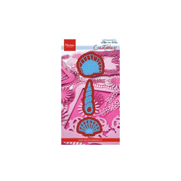 (LR0471)Creatables stencil Anja's Shells