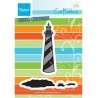 (CR1410)Craftables stencil Tiny's Lighthouse