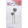 (SIL015)Nellie`s Choice Clearstamp - Flower silhouettes flower-9