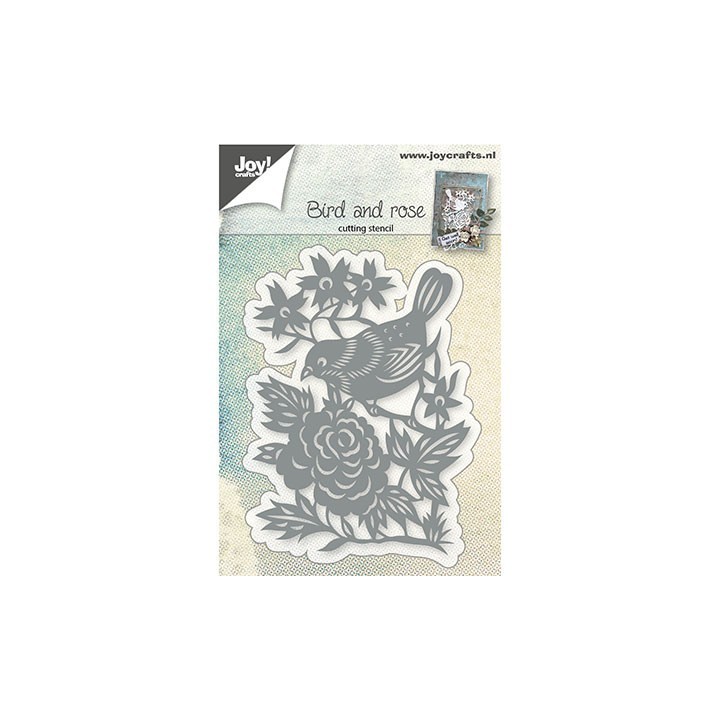 (6002/0765)Cutting Bird and Rose