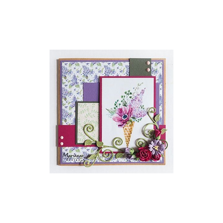 (CA3131)3D Perfumed Paper: Lilac