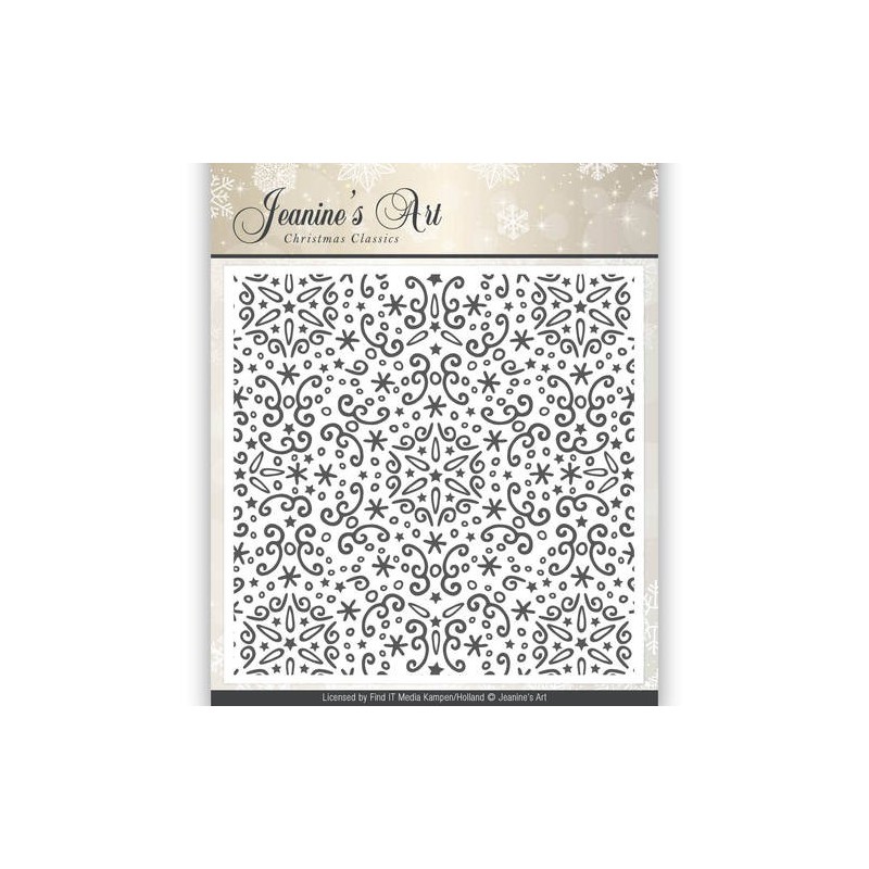 (JAEMB0001)Embossing Folder - Jeaninnes Art - Christmas Classics