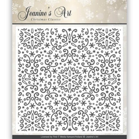 (JAEMB0001)Embossing Folder - Jeaninnes Art - Christmas Classics